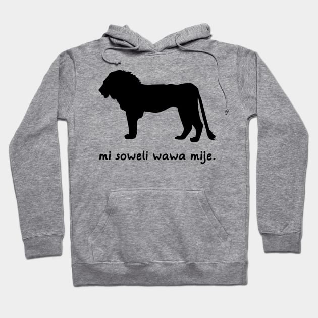 I'm A Male Lion (Toki Pona) Hoodie by dikleyt